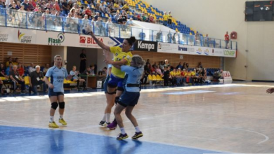 BRAȘOV. Corona, o victorie, o remiză și o înfrângere la Memorialul „Constantin Tiță” 7 handbalCoronaBrasovDanubiusBraila02_221847.JPG