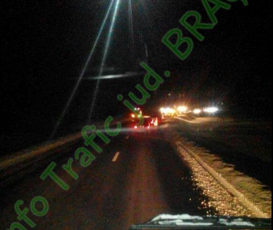 BRAŞOV. Impact frontal între două autoturisme, pe DN 1 (FOTO) 1 accident.png