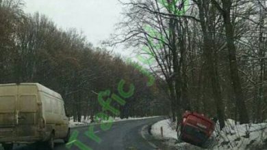 BRAŞOV. Autoturism răsturnat pe DN 13 Braşov - Sighişoara (foto) 2 accidentdn13_3.jpg