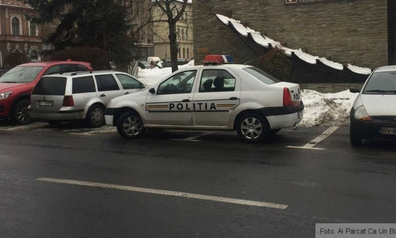 BRAȘOV. Poliția, prezentă pe pagina de Facebook „Ai parcat ca un bou”! Părerile sunt împărțite 1 politiaofsaid.jpg