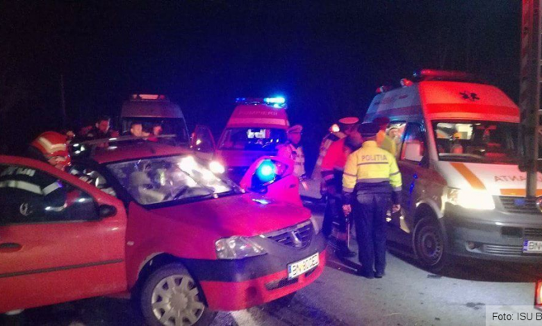 Accident produs în timpul unei depăşiri! O şoferiţă a rămas încarcerată (FOTO) 1 accidentbistrita_5.jpg