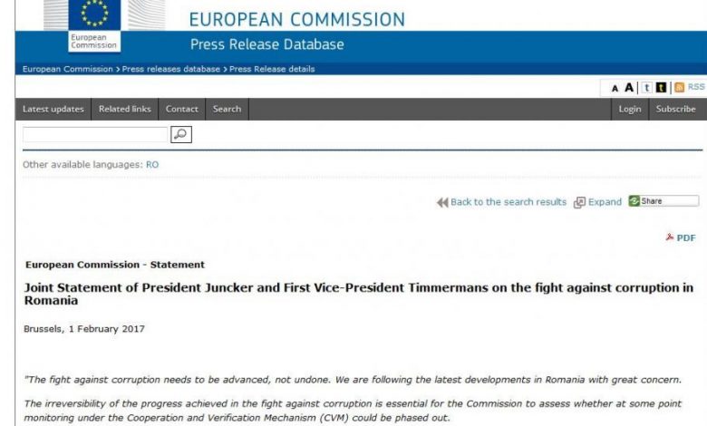 Şefii Comisiei Europene, îngrijoraţi de adoptarea ordonanţelor pe justiţie 1 ced.jpg