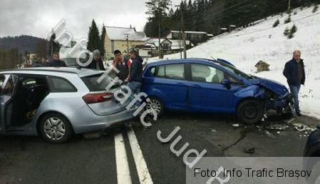 Update. BRAȘOV. Un cetățean israelian a provocat accidentul cu victime multiple de pe DN 1 1 accident in predeal 3_234069.jpg