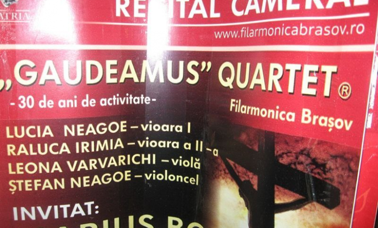BRAŞOV. Marius Bodochi, invitatul Cvartetului „Gaudeamus” 1 img-0796.jpg