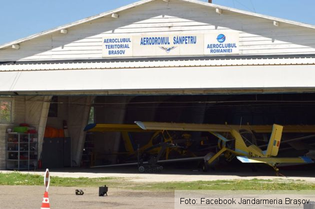 BRAȘOV. Colet suspect găsit la Aerodromul Sânpetru... în cadrul unui exercițiu (GALERIE FOTO) 1 colet suspect 3_235707.jpg