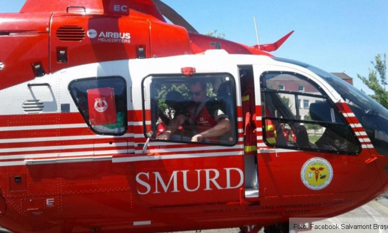 BRAȘOV. Operațiune de salvare în Munții Făgăraș 1 salvamont elicopter 2_236307.jpg