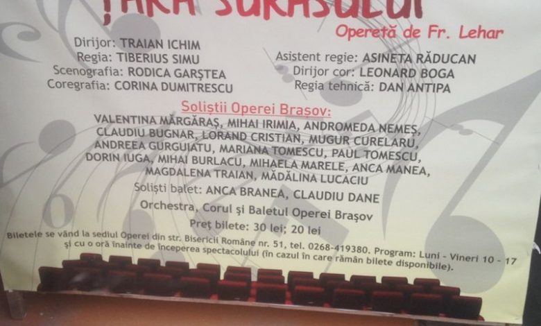 BRAȘOV. După musical, Opera ne îmbie cu operetă 1 opereta.jpg