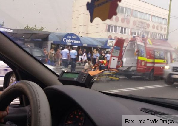 BRAȘOV. Accident cu victimă, pe strada Hărmanului! (FOTO) 1 accidentharmanului_2.jpg