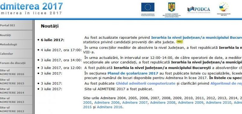 Admiterea în liceu. Anunţ de ultima oră al Ministerului Educaţiei 1 admitere_2.jpg