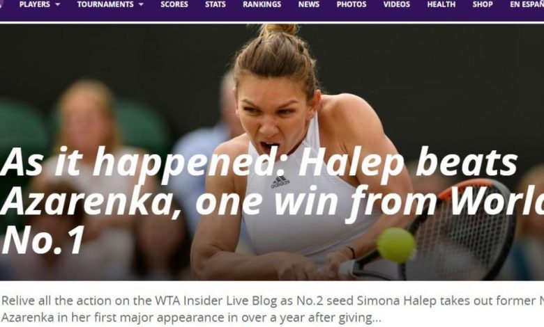 WIMBLEDON. Site-ul WTA: „Doar Johanna Konta stă între Simona Halep şi fotoliul de lider”. Săgeți către organizatori 1 screenshot-1_30.jpg