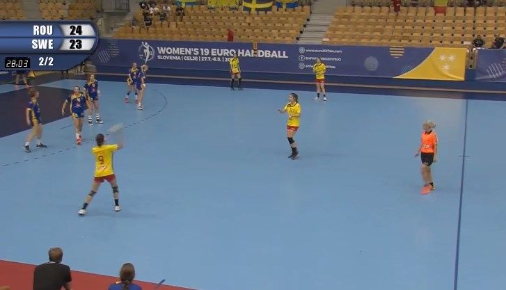 România a învins Suedia la Europeanul U19 de handbal feminin 1 screenshot-1_33.jpg