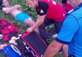 BRAȘOV. Persoană căzută în râpă pe Drumul Sulinar (update - foto) 2 IMG-20170827-WA0006_240398.jpg