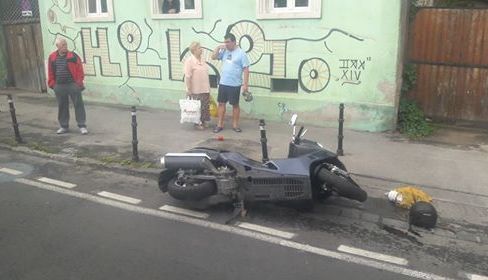 BRAȘOV. Accident pe strada Lungă - FOTO 1 accident1_6.jpg