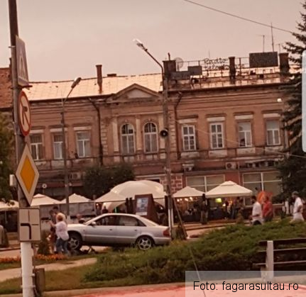 BRAȘOV. A ajuns cu autoturismul printre flori (FOTO) 1 masina flori 2_239705.jpg