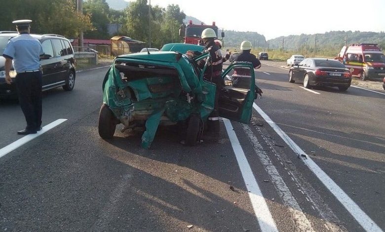 Accident cu cinci victime pe DN1, după o ciocnire între două autoturisme și o motocicletă 1 accident0.jpg