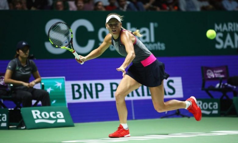 Turneul Campioanelor. Simona Halep, spulberată de Caroline Wozniacki 1 caroline_10.jpg