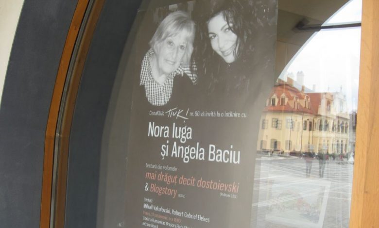 BRAȘOV. Nora Iuga vine cu „mai drăguţ decât dostoievski” și „Blogstory” 1 noraiuga.jpg