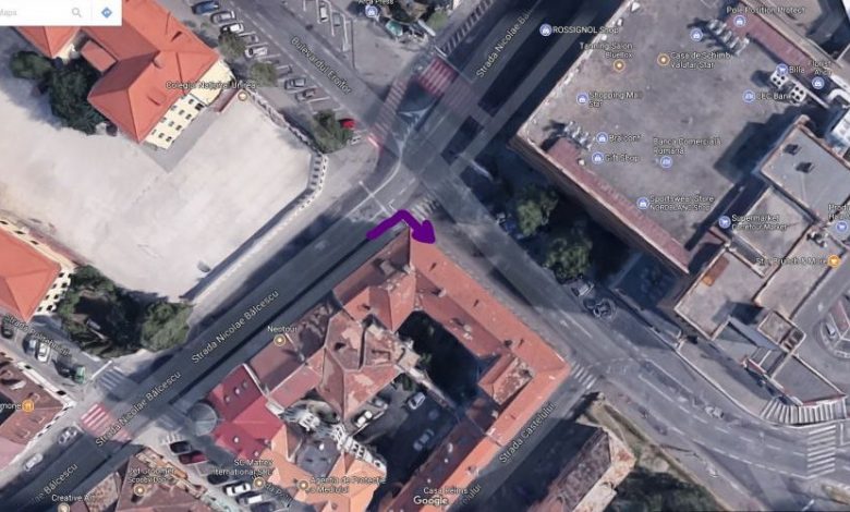 BRAȘOV. Va fi instalat semafor cu galben intermitent la intersecția Nicolae Bălcescu - Dobrogeanu Gherea 1 str-balcescu.jpg