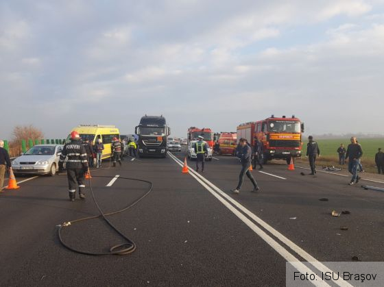Update. BRAŞOV. Nepăstrarea distanţei regulamentare faţă de autobuz, cauza accidentului de ieri, de pe DN 1 1 IMG-20171123-WA0015_244289.jpg