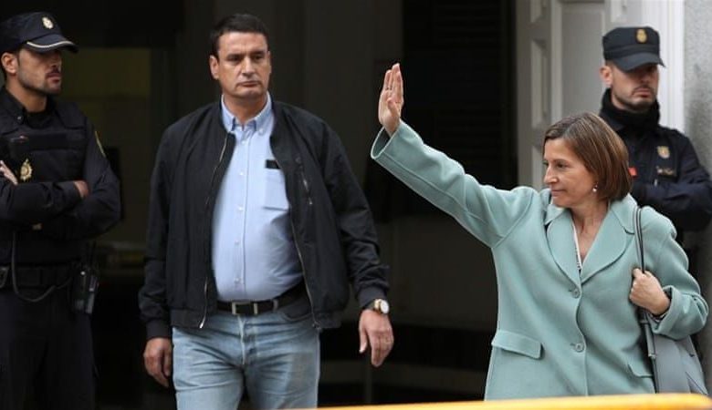 Opt foști lideri catalani au fost arestați 1 forcadell.jpg