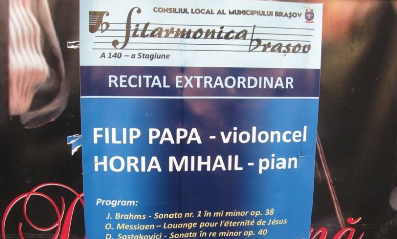BRAȘOV. Horia Mihail și Filip Papa, în recital la Sala „Patria” 1 img-6220_2.jpg
