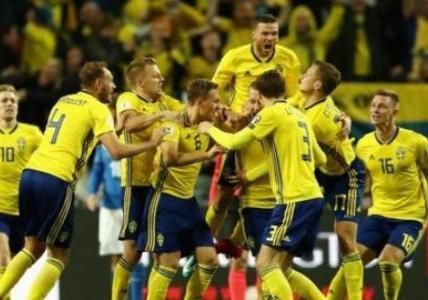 Baraje CM 2018. Suedia, victorie la limită în fața Italiei 1 sweden.jpg