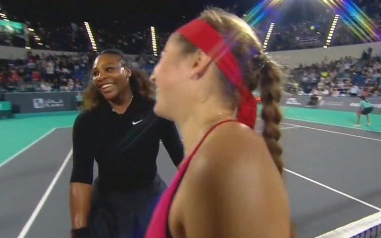 Serena Williams, învinsă de Jelena Ostapenko 1 abudhabi.jpg