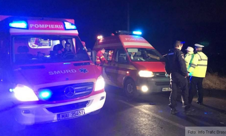 Update BRAȘOV. Căruțașul implicat în accidentul din Hălchiu avea 0,55 mg/l alcool pur în aerul expirat. El și un adolescent au fost răniți grav 1 accidenthalchiu.jpg