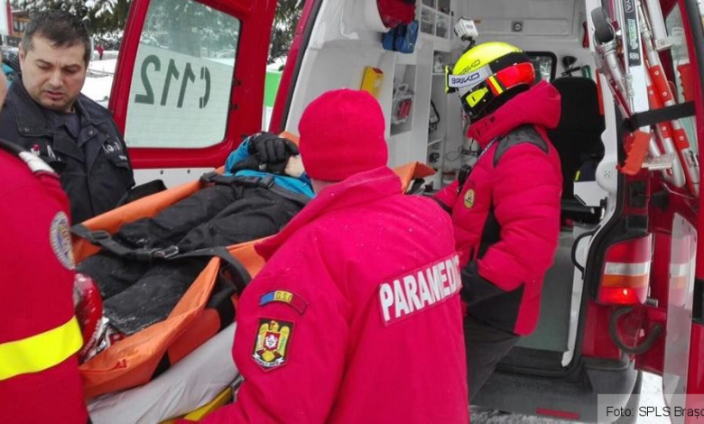 BRAȘOV. Accidentare gravă pe pârtie. Un schior și-a pierdut conștiența, după ce s-a lovit la cap 1 schior_2.jpg