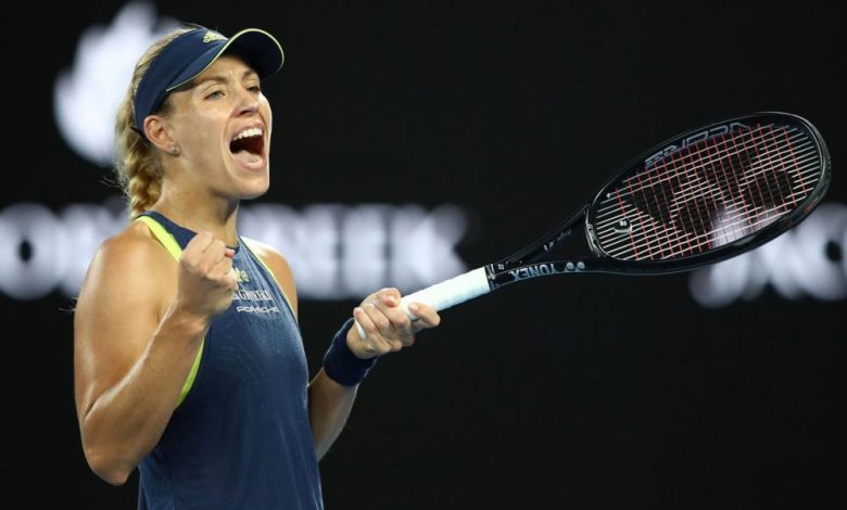 Australian Open. Angelique Kerber s-a impus categoric în faţa Sharapovei 1 angelique_3.jpg