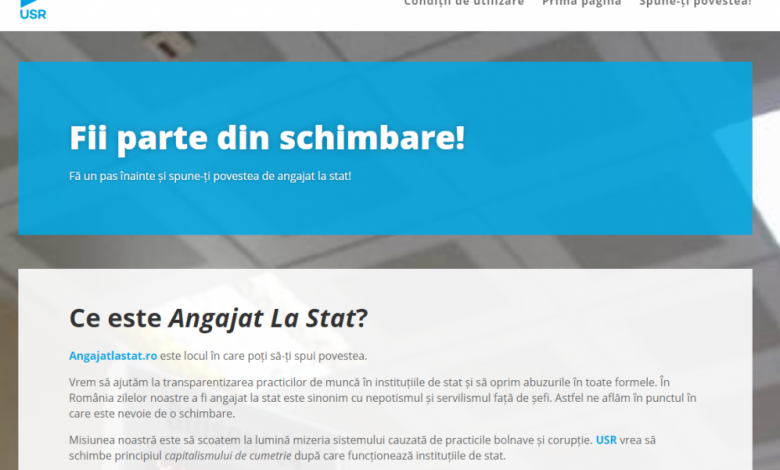 BRAŞOV. Angajatlastat.ro, platformă online pentru angajaţii de la stat care au ceva de spus! 1 platformaonline.png