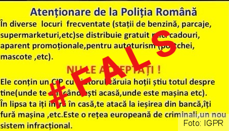 Poliţia Română atenţionează asupra unei false... atenţionări!!! (FOTO) 1 atentionarepolitie.png