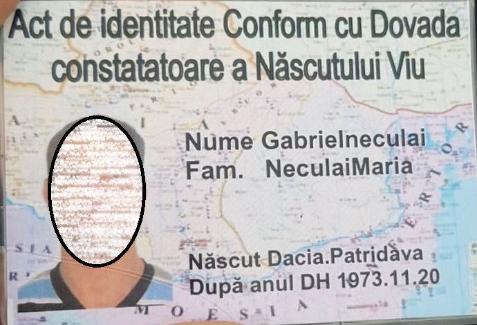 BRAŞOVEANUL care se declară „suveran - fiinţă născută vie” are permis de conducere, dar rămâne cu dosar penal 1 actfals.jpg
