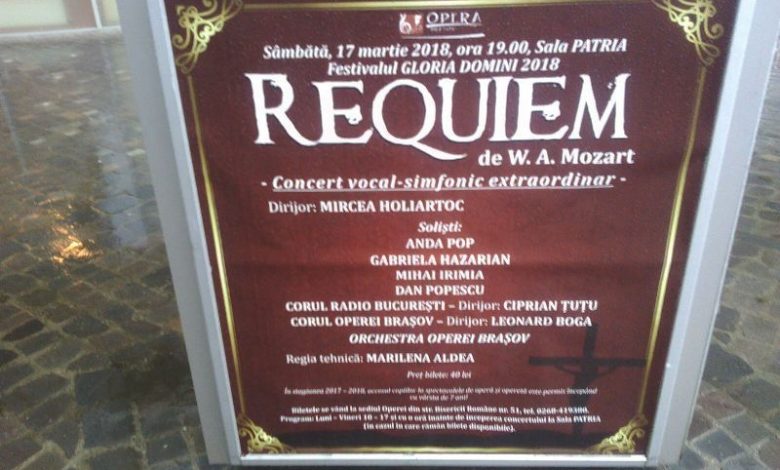 BRAȘOV. Peste 100 de artişti pe scenă pentru „Requiem”-ul lui Mozart 1 requiem.jpeg