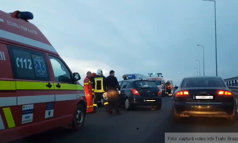 BRAȘOV. A intrat cu mașina în parapet, pe Ocolitoare (FOTO) 1 accidentcentura_3.png