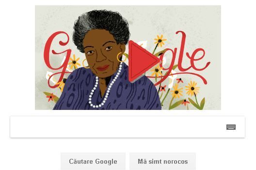 Maya Angelou, sărbătorită de google cu un doodle special 1 mayo.jpg