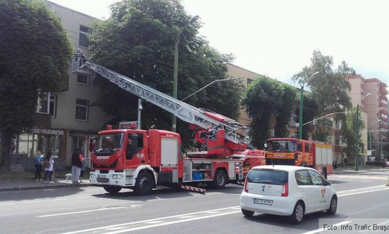 BRAȘOV. Cadavru în stare avansată de descompunere, găsit într-o locuință de pe strada 13 Decembrie (FOTO) 1 autoscara13decembrie.jpg