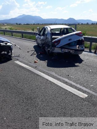 BRAŞOV. Cum s-au produs accidentele de pe Centură şi de pe Calea Bucureşti?! 1 accident centura 2_253064.jpg
