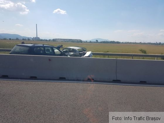 BRAȘOV. Coliziune pe Centura Brașovului (FOTO) 1 accident centura_253062.jpg