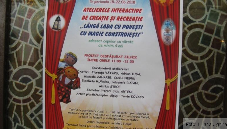 BRAȘOV. Cinci zile de (re)creaţie pentru copii, la Teatrul Arlechino 1 img-8799.jpg