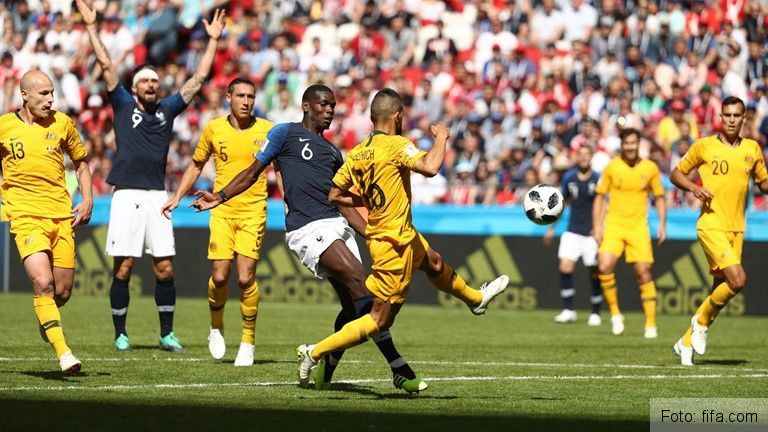 CUPA MONDIALĂ 2018. „Cocoși” norocoși. Franța a trecut greu de Australia, cu un gol marcat cu multă șansă în minutul 81. Prima decizie VAR la turneul final 1 pogba_3.jpg