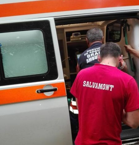 BRAȘOV. 112. Accidentare la Bike Race Brașov și turiști surprinși de grindină și frig, pe munte! 1 salvamont_11.jpg