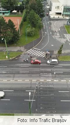 BRAȘOV. Pieton lovit de mașină pe Bulevardul Gării 1 FB_IMG_1532067657869_254382.jpg