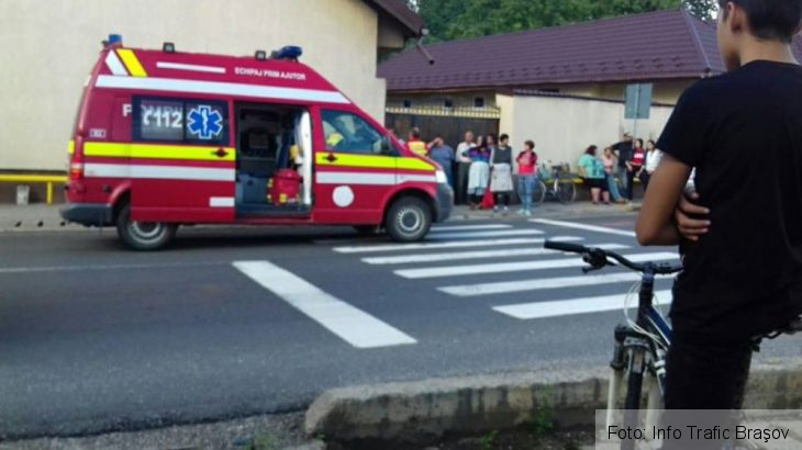 BRAȘOV. Biciclist accidentat de un TIR, pe DN 1 (FOTO) 1 accident persani 3_254582.jpg