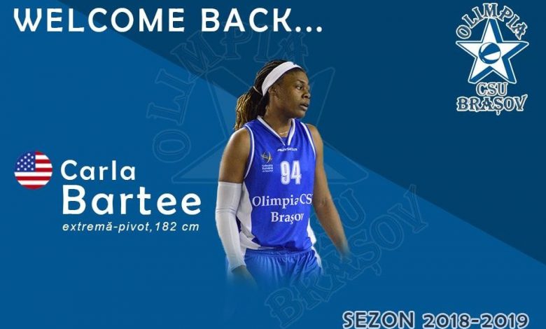 BRAȘOV. Carla Bartee revine la Olimpia CSU 1 carlabartee.jpg