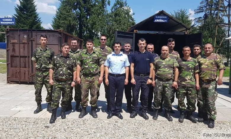 BRAŞOV. Curs pentru militari, la poligonul „de foc” din Făgăraș 1 militaripoligon.jpg