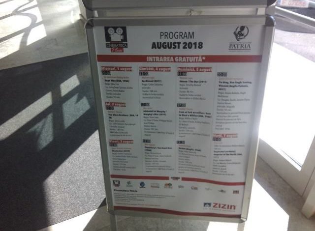 BRAȘOV. Programul săptămânii la Cinema Patria 1 aug.jpg