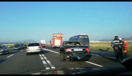 Update. BRAŞOV. A vrut să întoarcă autoturismul, dar a fost izbit de un microbuz, pe Şoseaua Cristianului 1 screenshot-20180820-083218.png