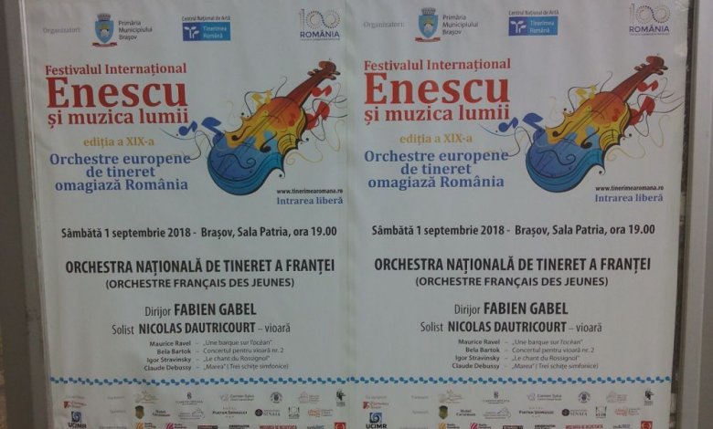 BRAȘOV. Orchestra Națională de Tineret a Franței, concert cu intrare liberă 1 enescu.jpeg