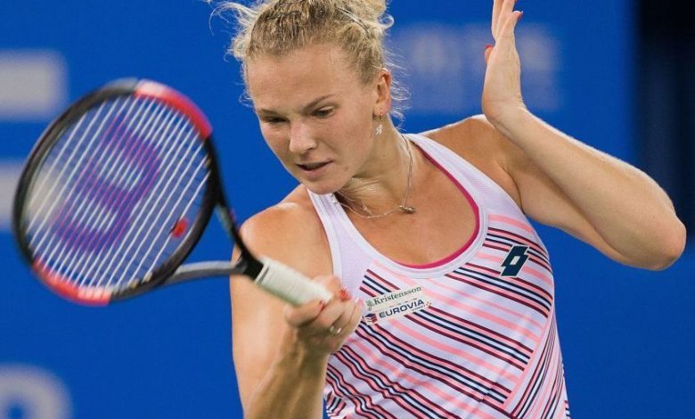 WTA Wuhan. Garbine Muguruza a fost eliminată 1 siniakova.jpg